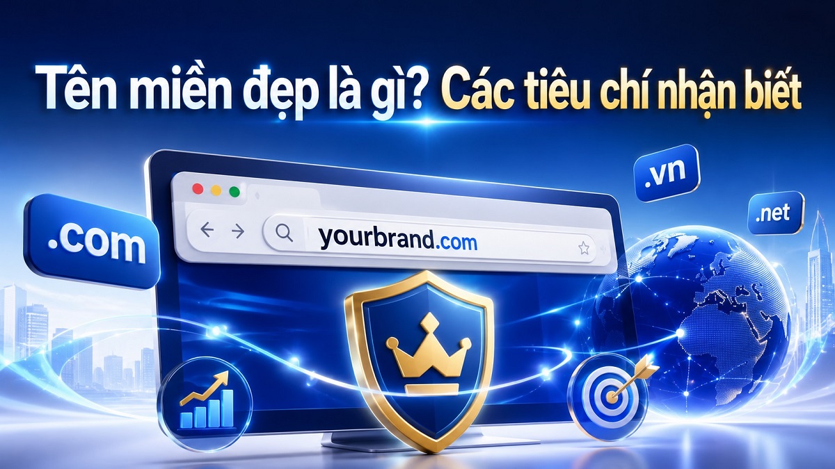 Tên miền đẹp là gì? Các tiêu chí nhận biết tên miền đẹp